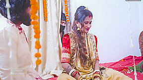 Desi Newly Married Starsudipa Screwed By A Thief Infront Of Husband And Turns Into A Hardcore Three-way ( Hindi Audio )