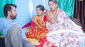 Groom Finds His Stepdaughter-in-law And Married woman Alone In The House And Together Full Movie