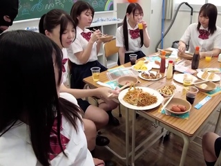 Tokyo heated Nihon group sex creampie