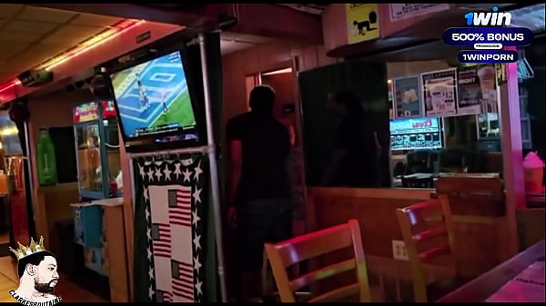 Petite Korean Happy Creamy Takes WELL-ENDOWED Quickie in Bar Recorded by Meltdown Male